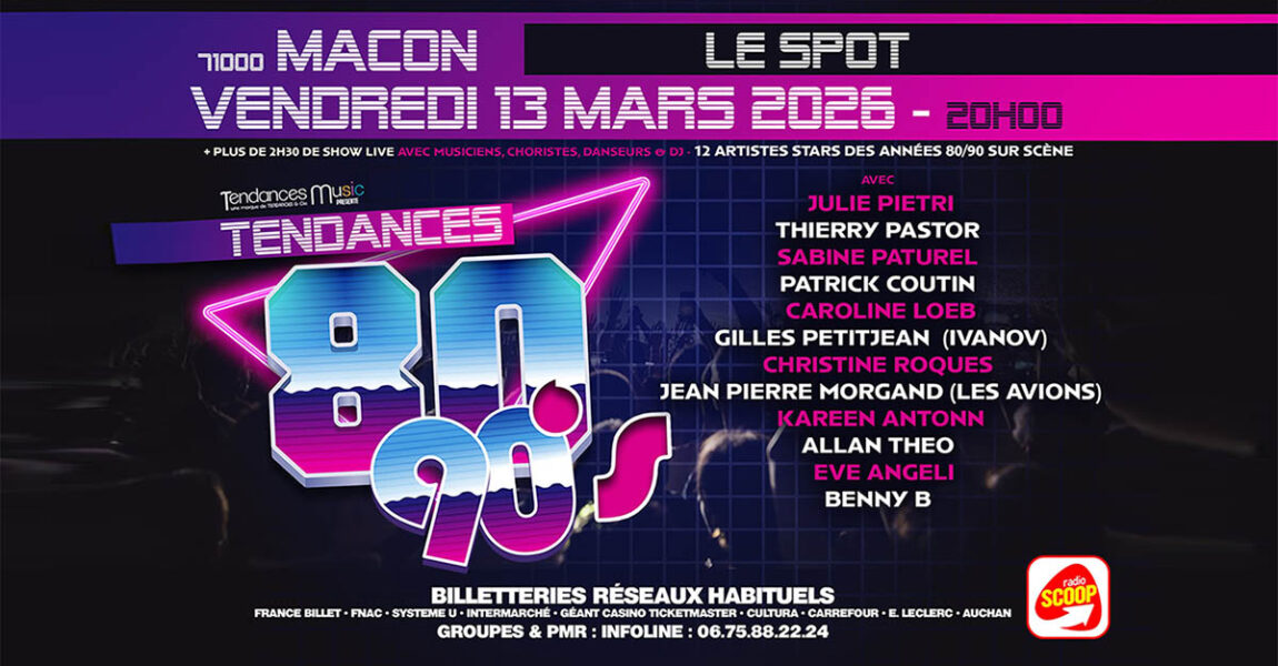 TENDANCES 80’90 MÂCON