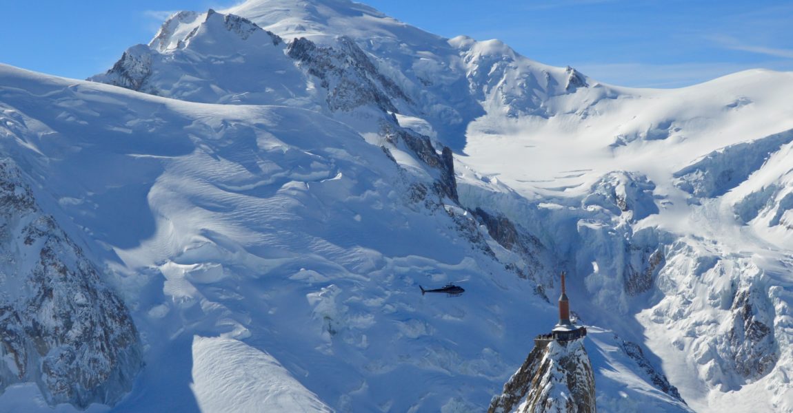 Survol du Mont-Blanc en Hélicoptère